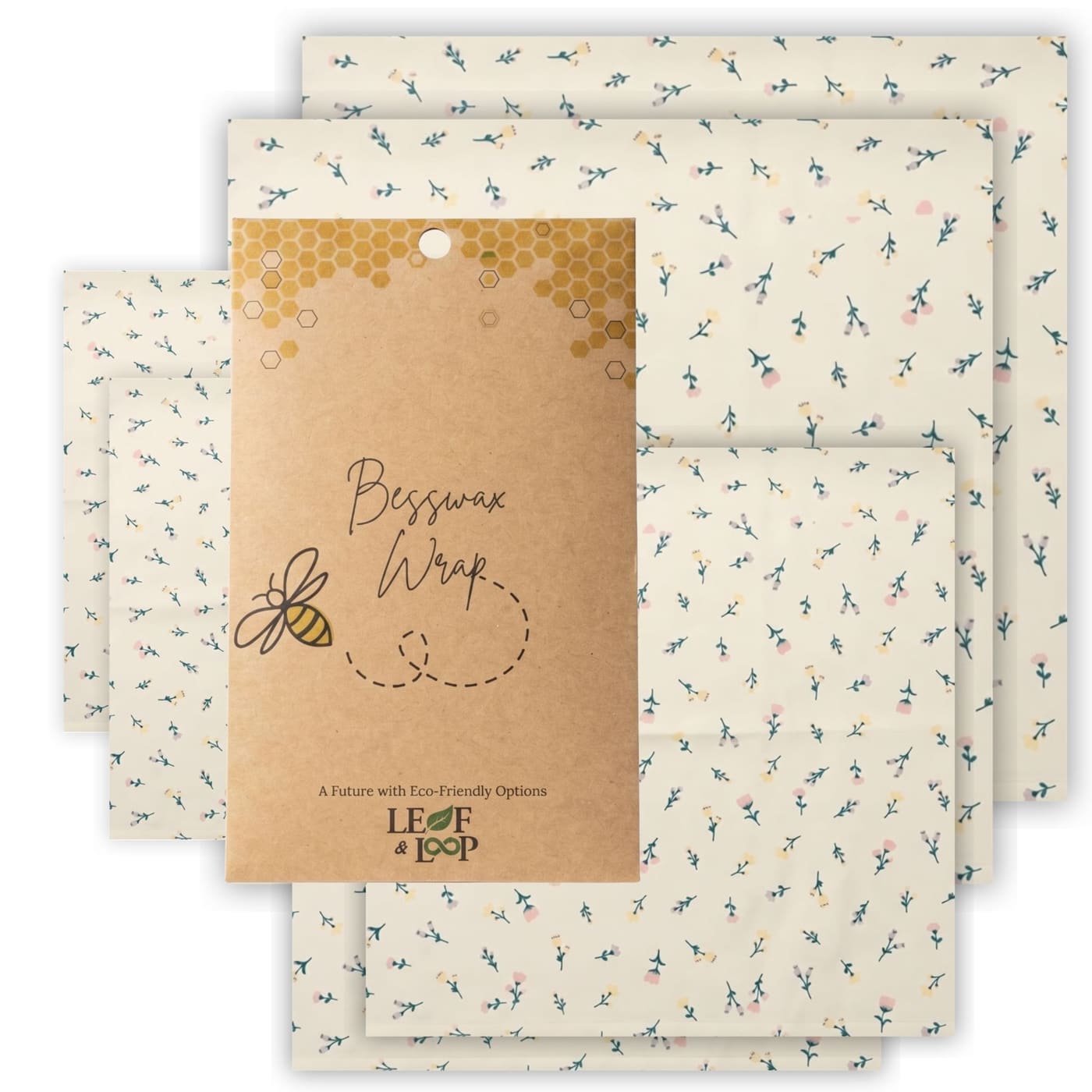 Reusable Beeswax Food Wraps (2-Pack)